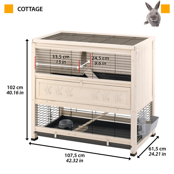 Rabbit cottage indoor sales hutch